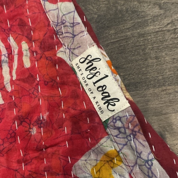 Imported 100% Handmade Pull over Tunic Reversible top - Picture 5 of 6